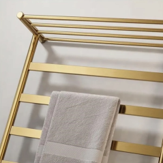 Sèche-Serviette Angus 250W - Élégance Dorée, Compact et Fonctionnalités Avancées