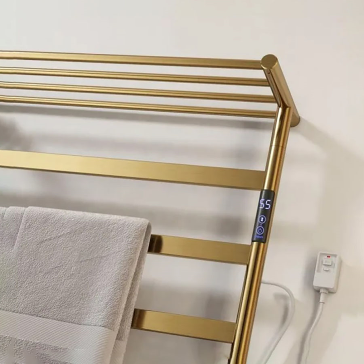 Sèche serviette électrique  doré 250w, Angus