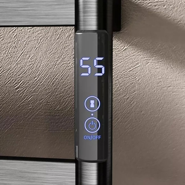 Sèche serviettes électrique 250w gun métal, Gun