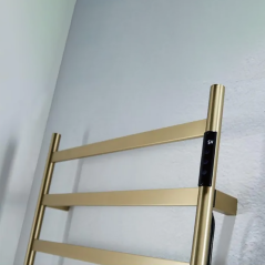 Sèche serviettes électrique 180w doré brossé, Stelar