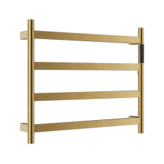 Sèche-Serviettes Stelar 180W - Élégance Dorée, Compact et Chauffage Parfait