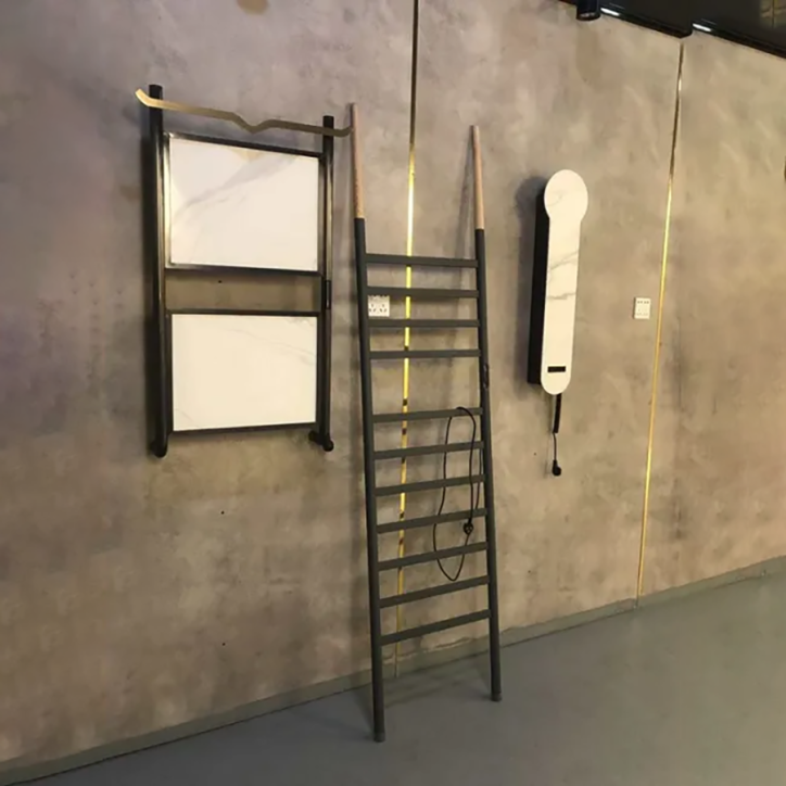 Sèche serviette échelle électrique noire, Litop