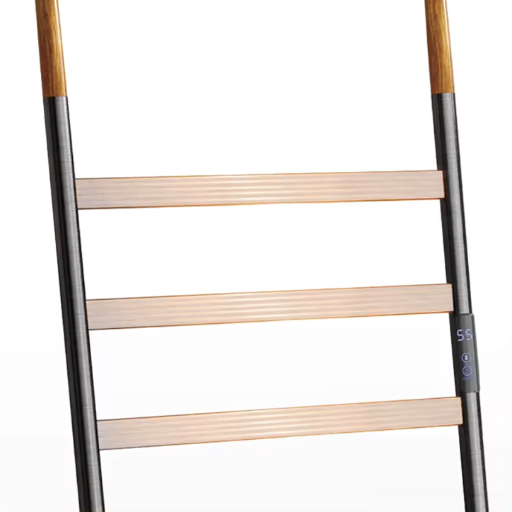 Sèche serviette échelle électrique noire, Litop