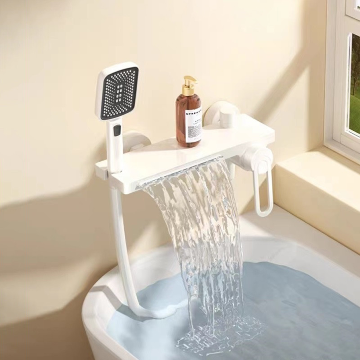 Mitigeur de bain mural blanc, Lérida