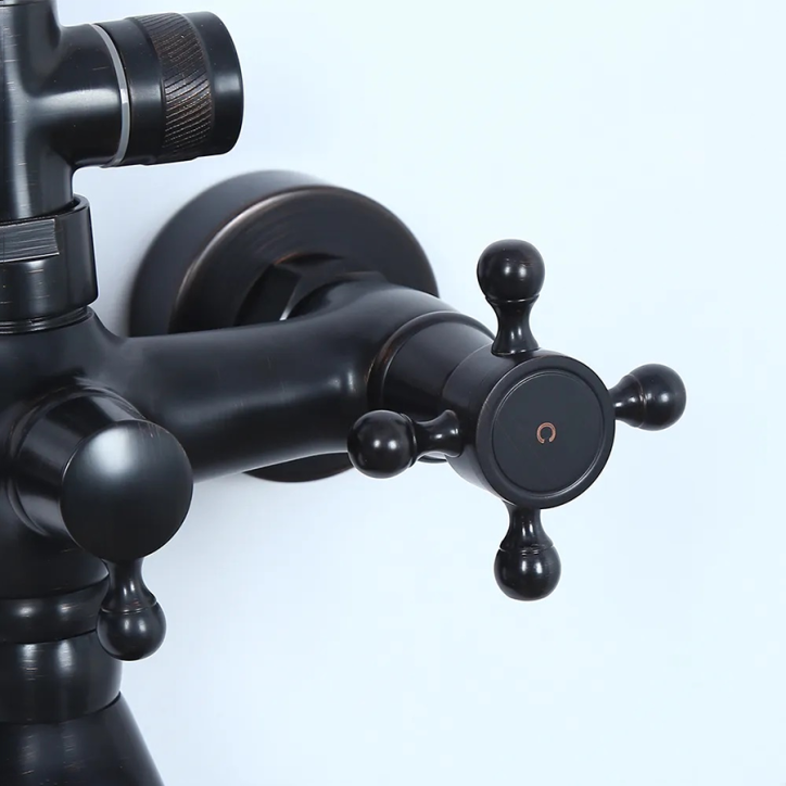 Colonne bain douche noire rétro, Pize Colonne bain douche noire rétro, Pize