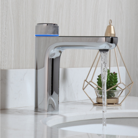 Mitigeur lavabo électronique chrome, Electro