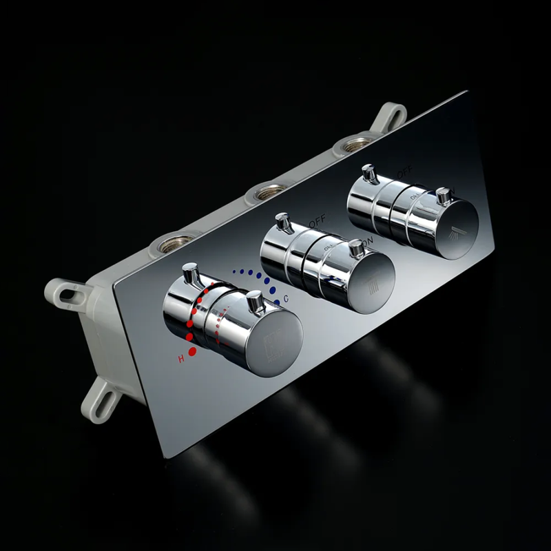 Petrus : le mitigeur de douche encastré 2 voies, luxe et design moderne !