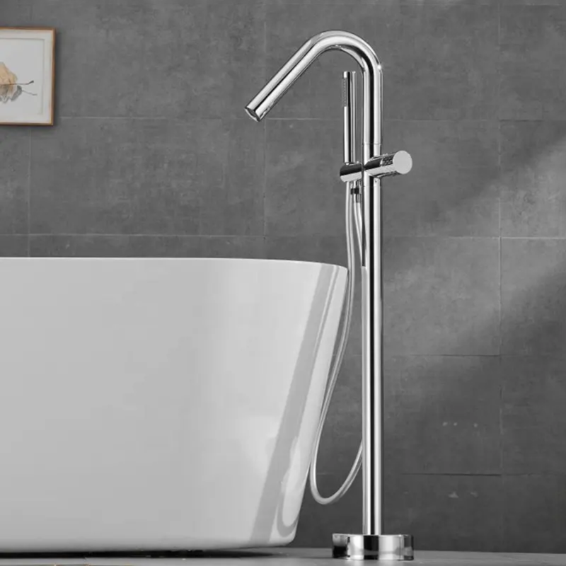 Cuba - Mitigeur de baignoire îlot chrome : design, qualité et élégance