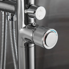 Mitigeur Alost Chrome : LED Innovante et Élégance pour Votre Salle de Bain