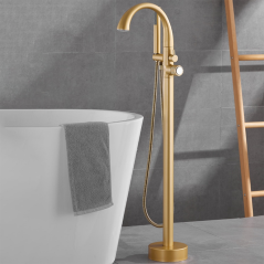 Mitigeur LED Deep Bronze : Élégance, Technologie Écologique pour Votre Bain