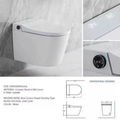 Toilette Japonais Suspendu Silencieux : Élégance, Technologie et Hygiène Parfaite