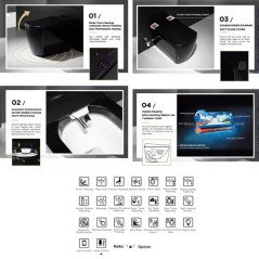 Flexor  : Toilette Connectée Luxe - Hygiène Avancée et Confort Personnalisé