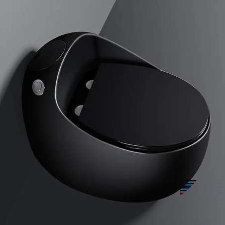 Toilette Monobloc sans bride, noir