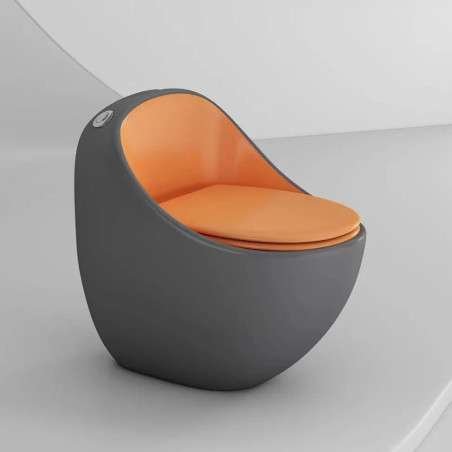 Toilette Monobloc sans bride, design