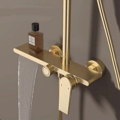 💎 Colonne de Douche Dorée – Luxe, Confort et Bien-être au Quotidien !