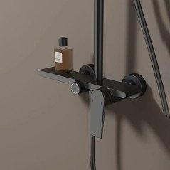 🖤 Colonne de Douche Noire – Design Moderne et Confort Haut de Gamme !