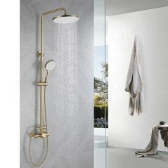 ✨ Colonne de Douche Dorée – Luxe, Élégance et Confort  !