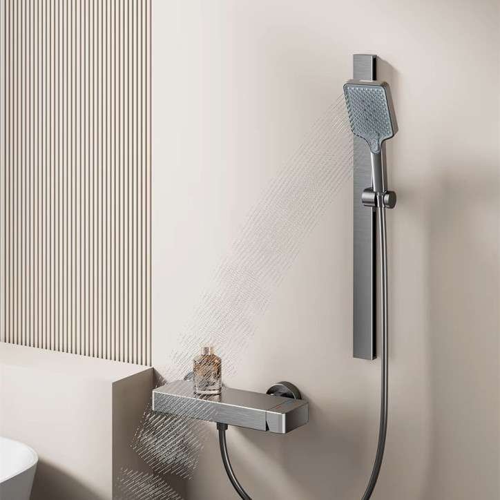 Pack mitigeur de douche gris, Artos