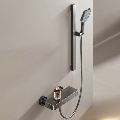 🚿 Mitigeur Pack de Douche – Design Nickel Brossé et Confort Absolu !