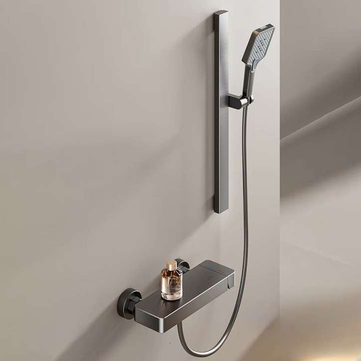 Pack mitigeur de douche gris, Artos