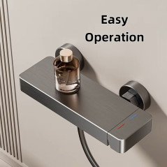 Pack mitigeur de douche gris, Artos