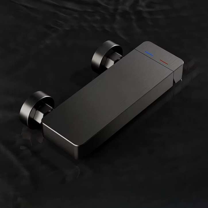 Pack mitigeur de douche gris, Artos