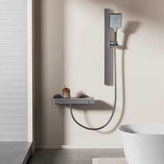 🚿 Mitigeur Pack de Douche – Design Nickel Brossé et Confort Absolu !