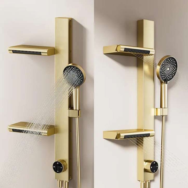 Pack douche mural doré, Elios