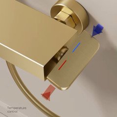 🚿 Mitigeur Pack de Douche doré – Design Élégant et Confort Absolu !