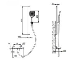 🚿 Mitigeur Pack de Douche doré – Design Élégant et Confort Absolu !
