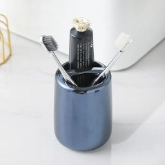 Pack accessoires salle de bain bleu éclatant – Élégance et modernité