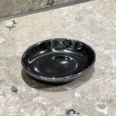 Pack accessoires salle de bain bleu – Céramique et plateau en verre chic