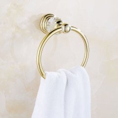 Porte-serviettes doré Vega – Élégance rétro et qualité en laiton