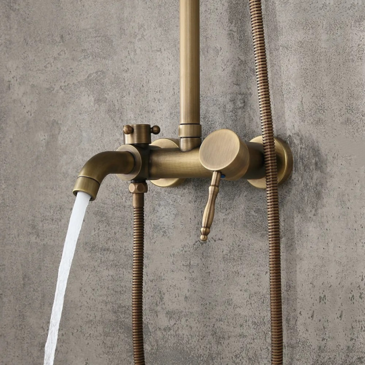 Colonne bain douche  antique Ø20cm, Luxam