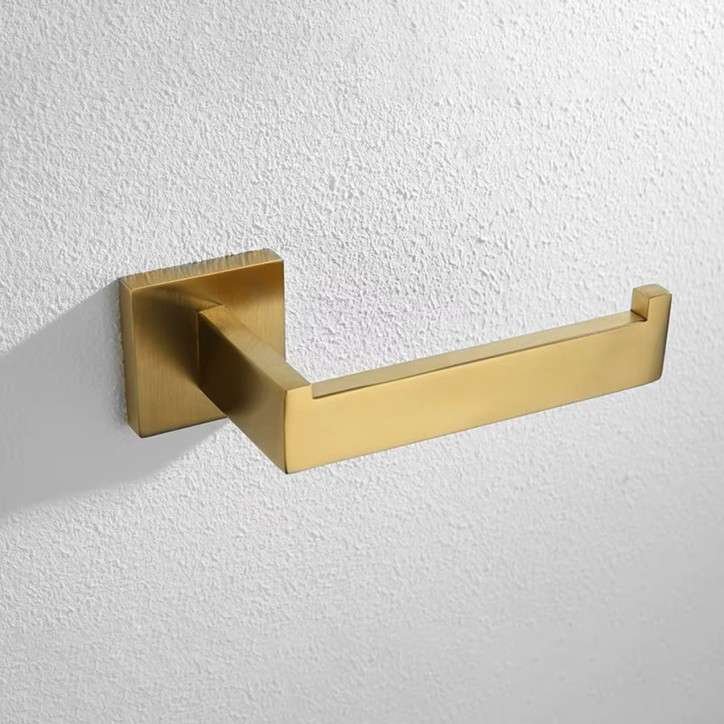 Porte rouleau doré brossé, Pétra