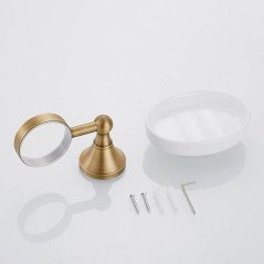 Porte-verre mural Héra – Élégance vintage et rangement optimisé