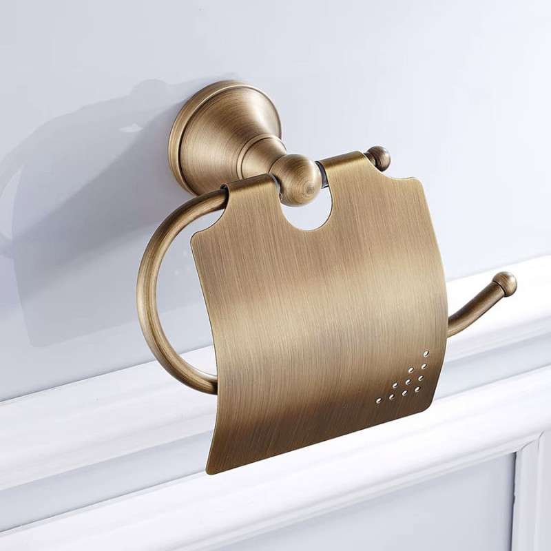 Porte-rouleau Héra – Élégance vintage et rangement mural optimisé