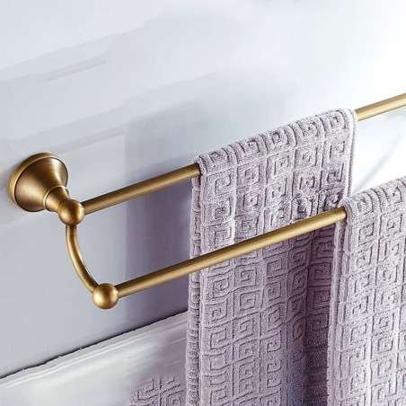 Porte serviette double antique, Héra