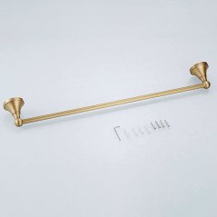 Porte-serviette mural 500 mm Héra – Élégance et praticité en bronze