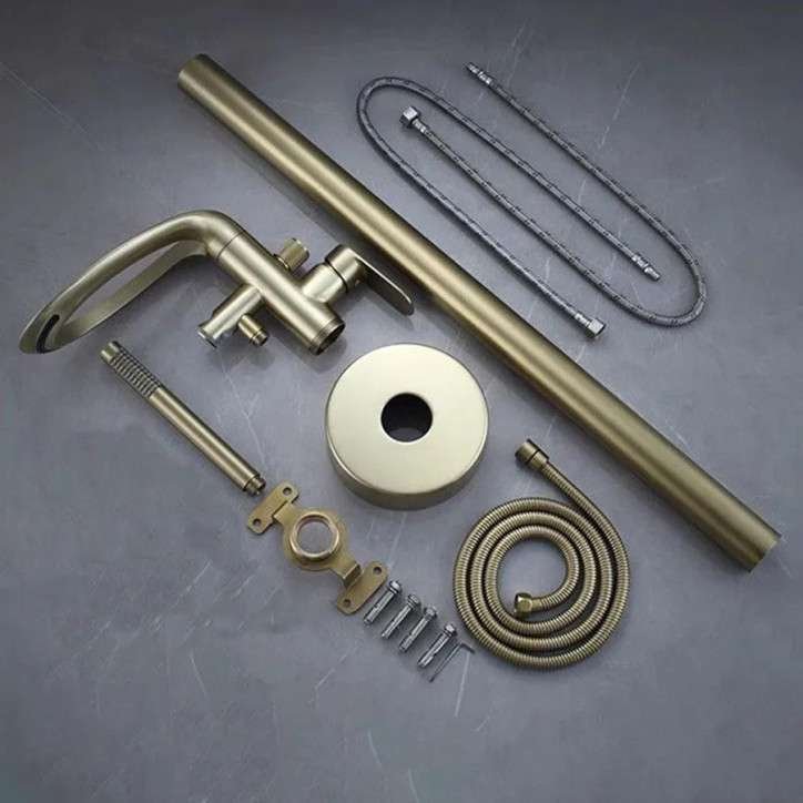 Robinet ilot de baignoire, doré brossé, Stim