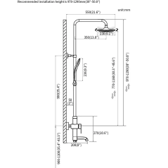 "Choupi : Colonne Bain-Douche Noire pour Confort et Design Exceptionnels"