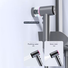 Colonne de douche LED noire Brako : design, confort et technologie innovante