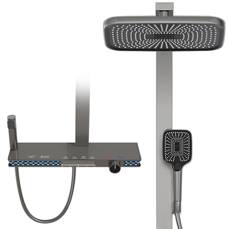 Colonne de douche thermostatique led, Vatozi