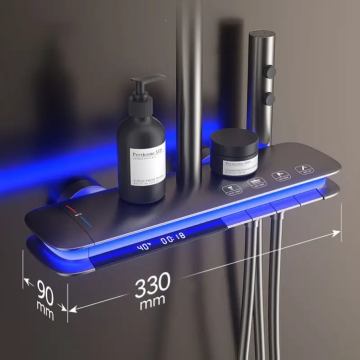 Colonne de douche led thermostatique, Los Vegas