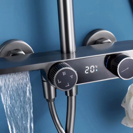 Colonne de douche led thermostatique digitale