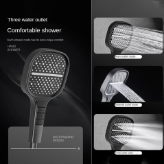 Zeusse : Colonne de Douche LED Écologique avec Cascade et Affichage Digital