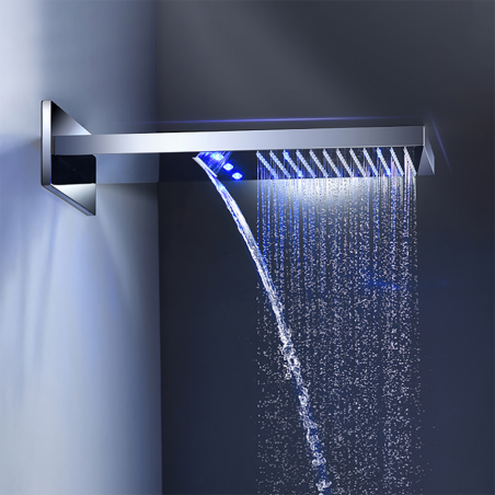 Douche LED Rime : Luxe Durable et Design Innovant pour Votre Salle de Bain