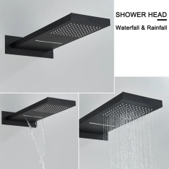 Composition thermostatique encastrer noir, Hanoi