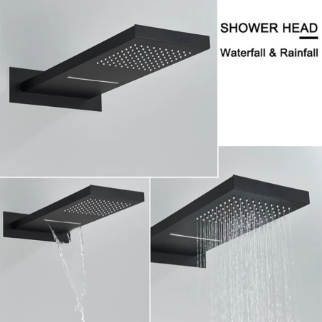 Composition thermostatique encastrer noir, Hanoi