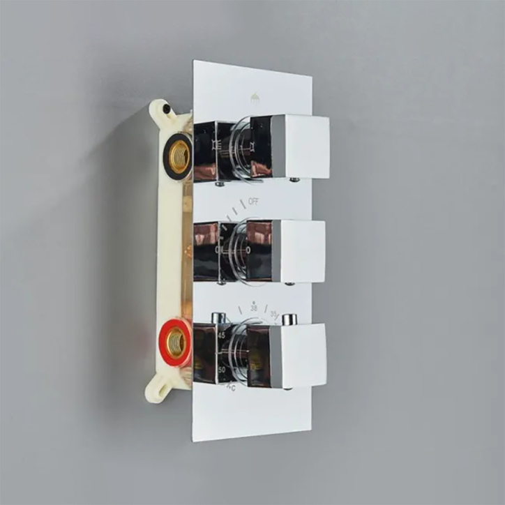 Composition de douche encastrer chrome, Jakarta